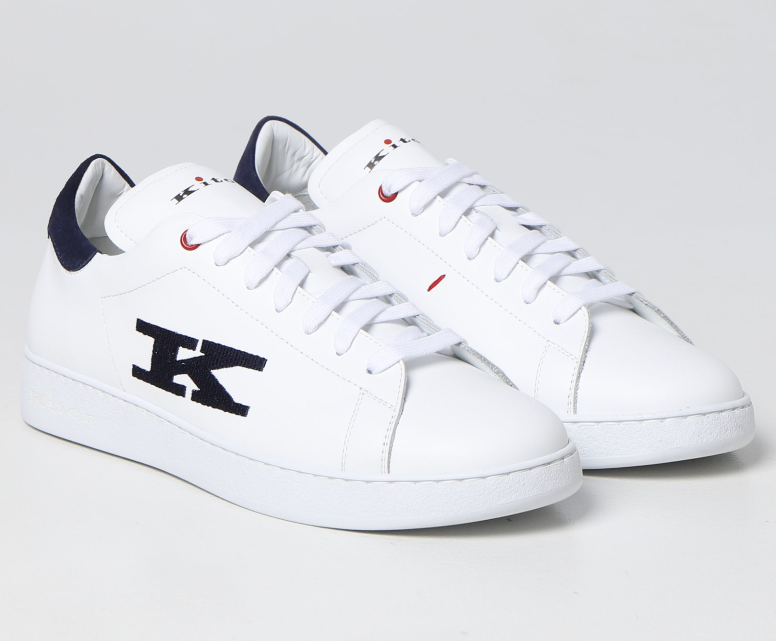 KITON KITON TOP-STITCHED K LOGO CIRO PAONE SNEAKERS RUNNERS SCHUHE SHOES TRAINERS 45