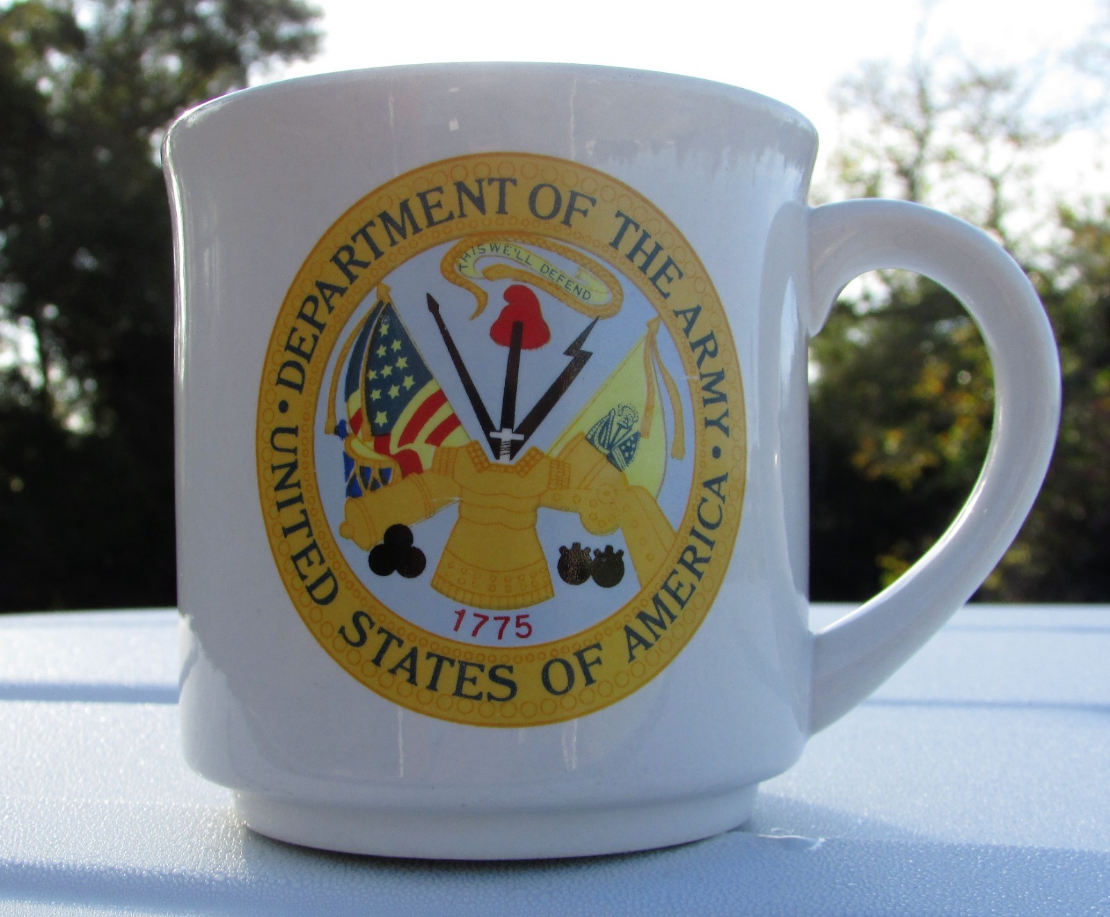 US Army 8th MP Brigade Reenlist Coffee Cup - Schofield Barracks, HI