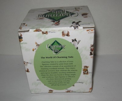 Fitz & Floyd Charming Tails Holly Day Attire Christmas Mouse Figurine NIB 83/121