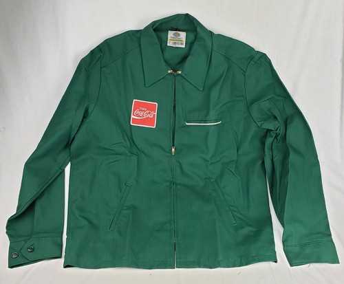 coca-cola 80s ウール ワークジャケット 非売品 🔥🚨Vintage Coke Coca Cola Green Delivery Worker Jacket Mens