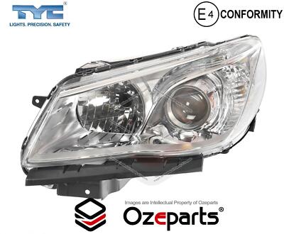 LH LHS Left Hand Head Light Lamp Chrome For Holden Commodore VF 2013~2017 Evoke