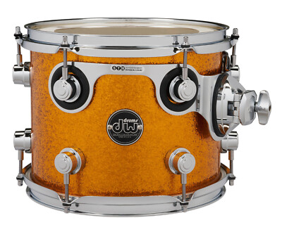 DW Performance 10x8'' Zoll Tom Gold Sparkle USA Drum Workshop TomTom Finish Ply