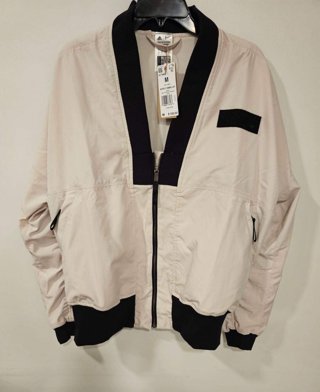 ジャケット・アウター adidas parley Bomber Jacket HT3408 M BE SZ M Adidas Originals Parley Bomber Jacket Aluminum HT3408