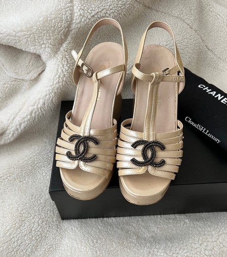 CHANEL サイズ表記「34」22センチ程度　ウッドミュール シャネル CHANEL サイズ表記「34」22センチ程度 ウッドミュール