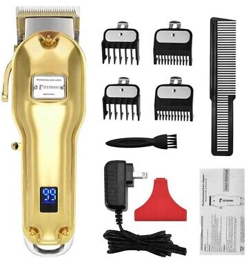 Bestbomg Professional Cordless Hair Clippers LED Display Haircut Kit