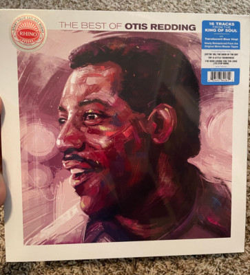 The Best of Otis Redding Translucent Blue Mono Vinyl Record