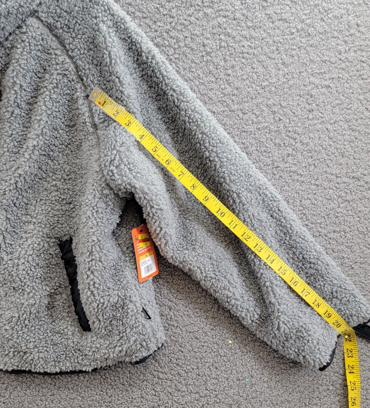 BASS OUTDOOR Reversible Fleece Full Zip Jacket Women's S Gray/Black Long Sleeve - Picture 6 of 19