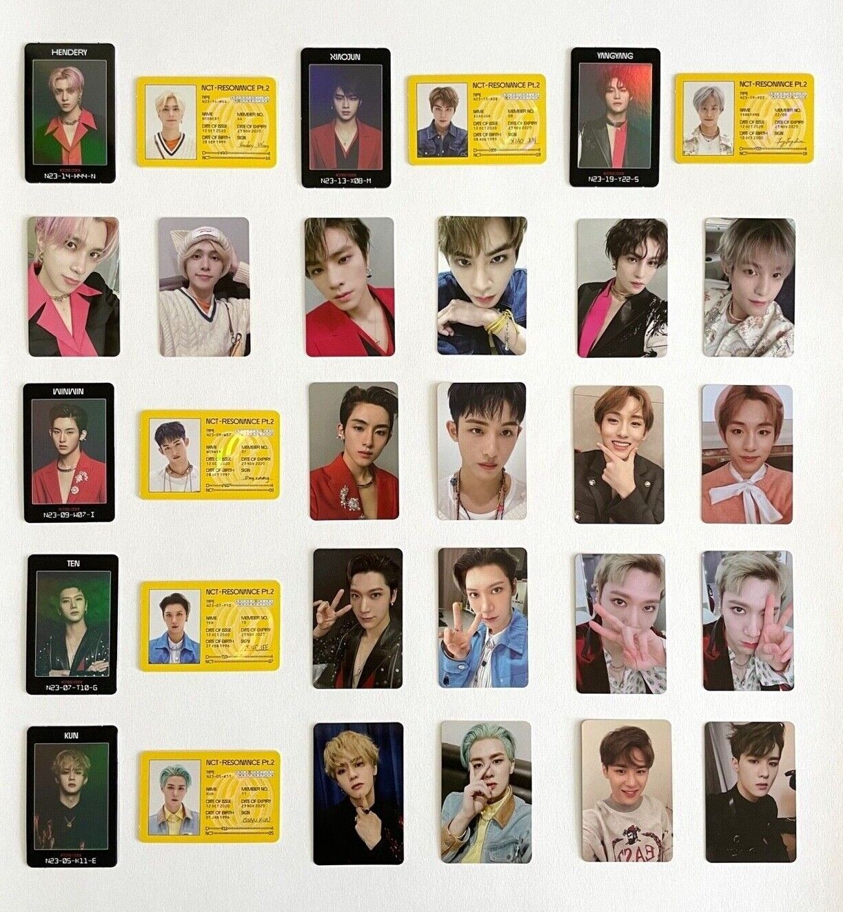 NCT Wayv Official Photocard from album Empathy Resonance
