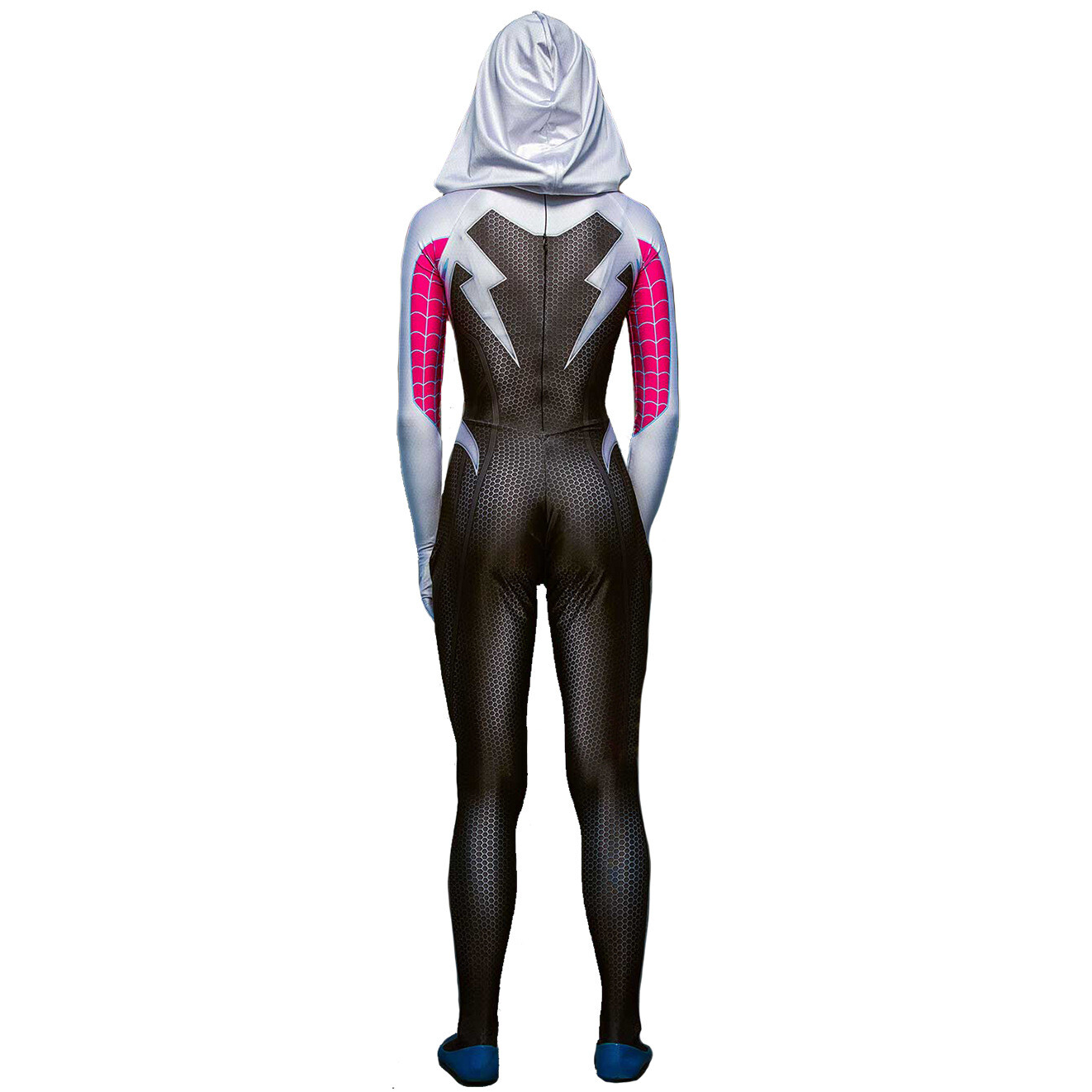 Gwen Stacy Hooded Jumpsuit Spider-Gwen Woman Bodysuit