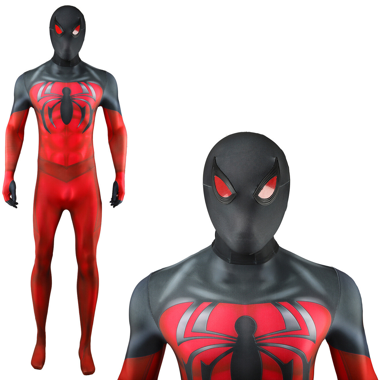 その他 SPIDER-MAN UPGRADED SUIT 100% &amp; 400% Upgraded Amazing Spider-man 1 Jumpsuit Spiderman Suit
