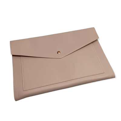 Glass Ladder & Co Portfolio blush Pink Rose Gold Hardware Megan Clutch