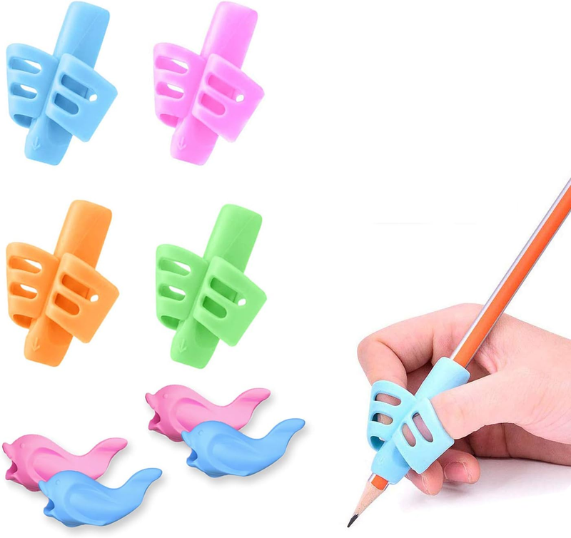 Grips, Pencil Grips For Kids Handwriting, Writing Aid Gripper Trainer, Fi