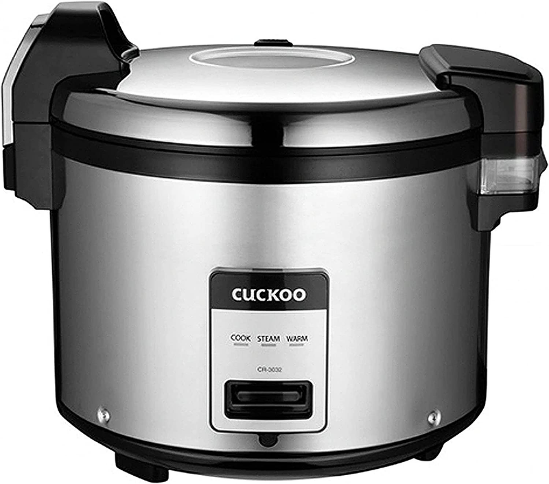 Commercial Large Capacity Rice Cooker 30 Cup / 7.5 Qt. (Uncooked) 60 Cup / 15 Qt