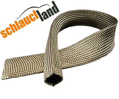 HITZESCHUTZ SCHLAUCH TITAN Kabel Leitung Öl Benzin Auto Motor Schutz Brand Feuer