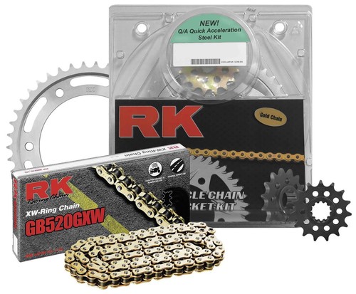 RK 530 GXW 2006-11 ZX14 NINJA ZX-14 Race Strength Silver