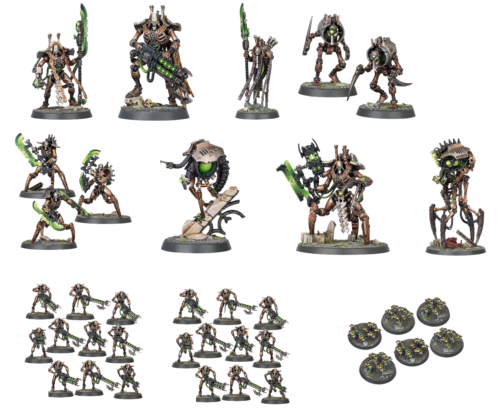 Necrons: Warriors + Paints Set