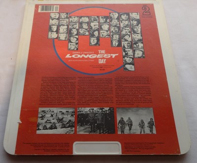 Vintage CED Video Disk The Longest Day