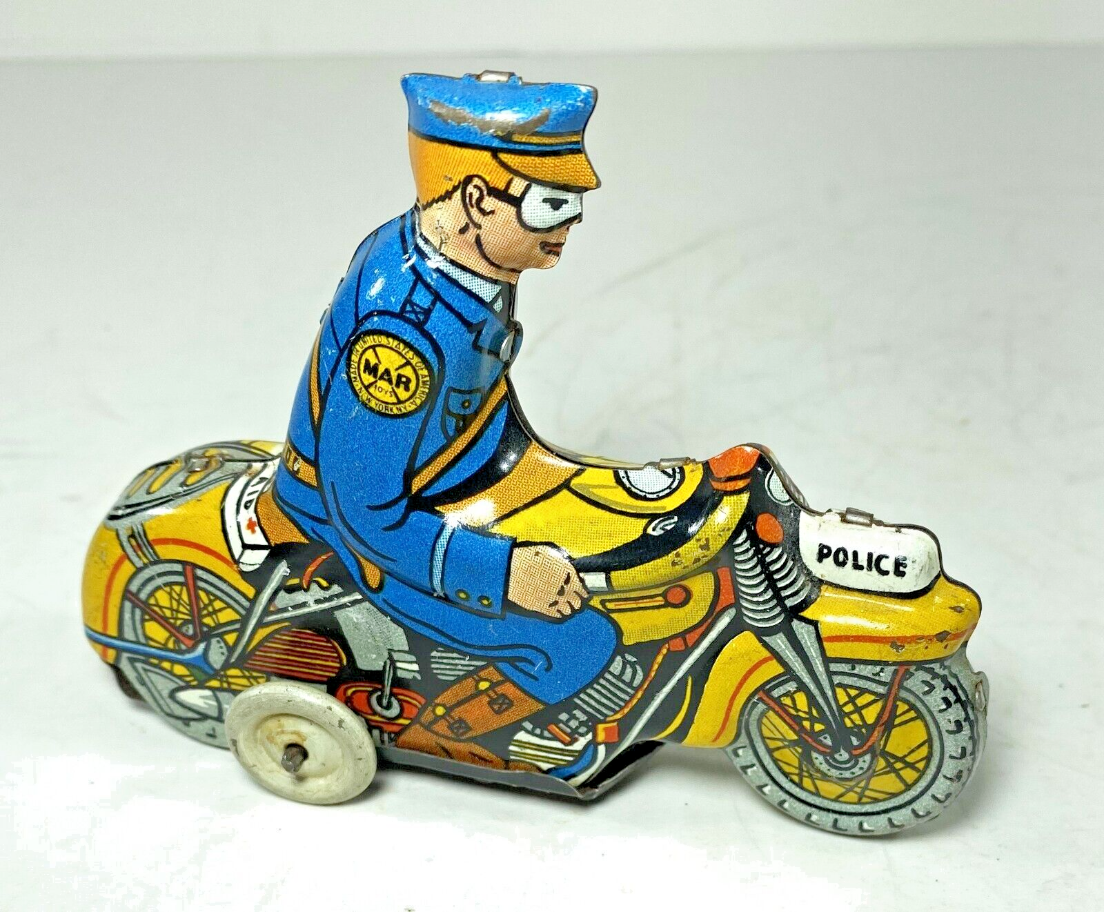 Vintage 1936 Tin Litho Windup LEWIS MARX POLICE / COP MYSTIC Vintage 1936 Tin Litho Windup LEWIS MARX POLICE / COP MYSTIC