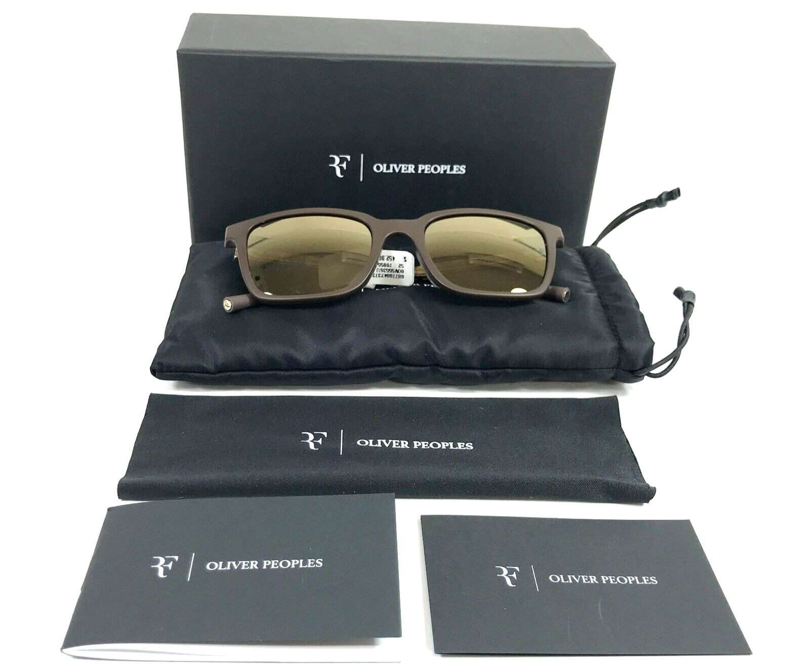 Pre-owned Oliver Peoples X Roger Federer Sunglasses Ov5553su 70055a Mr. Federer In Umber In Brown