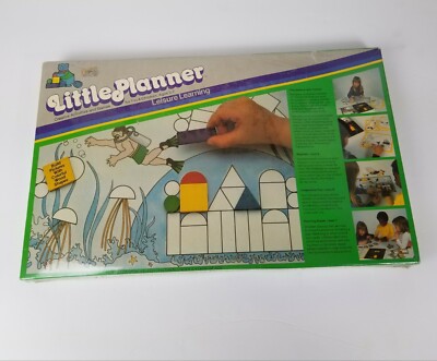  Wooden Pattern Development Game Homeschool Leisure Learning Little Planner Vtg