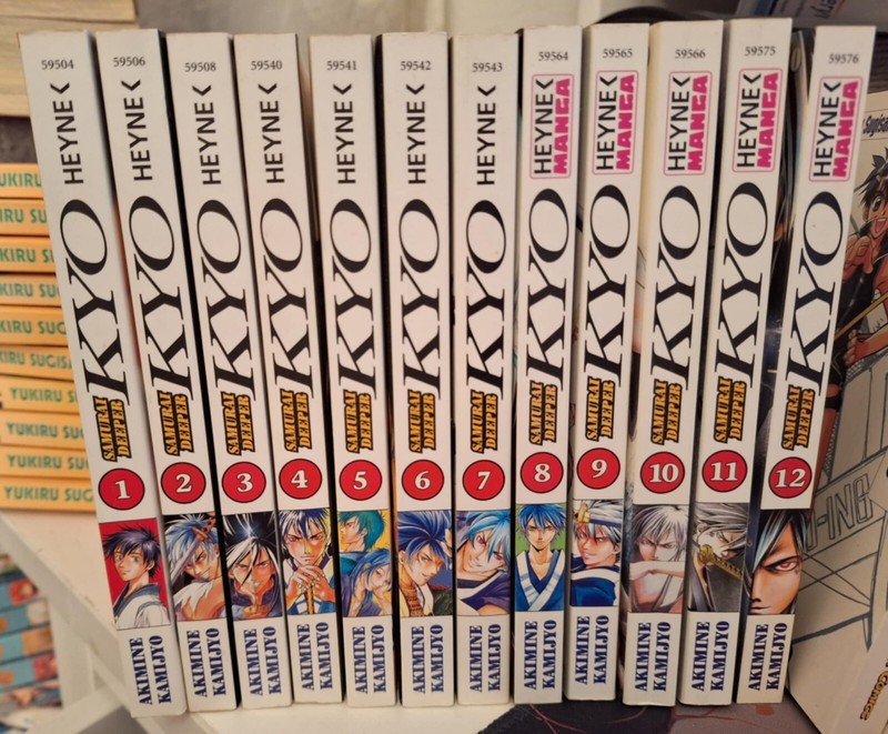 Samurai Deeper Kyo Akimine Kamijyo Manga Band 1 - 12 Paket Sammlung 