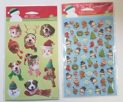 Lot of 11 BRAND NEW packs of Christmas Stickers - Disney, Frosty, Rudolph, more!