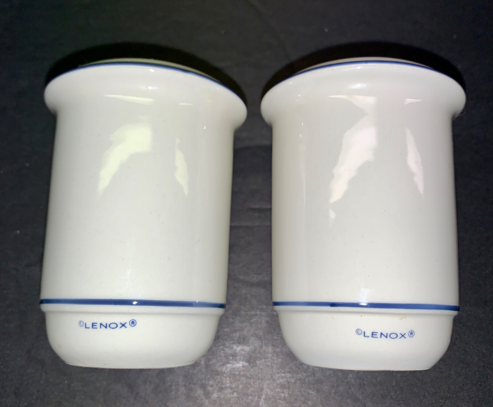 Lenox FOR THE BLUE Salt & Pepper Set with stoppers