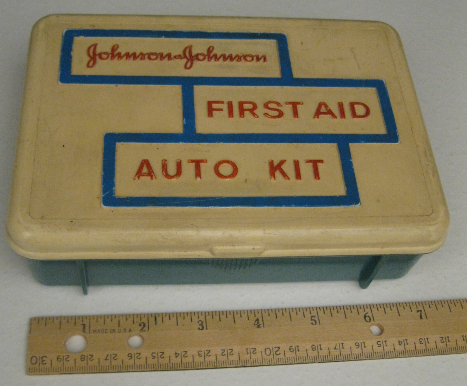 US Vintage ジョンソン&ジョンソン　ファーストエイドキット Vintage Johnson & Johnson Marine First Aid Kit First aid