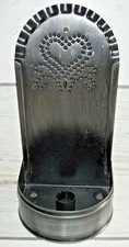 Punched Tin Metal Wall Sconce Candle Holder | eBay