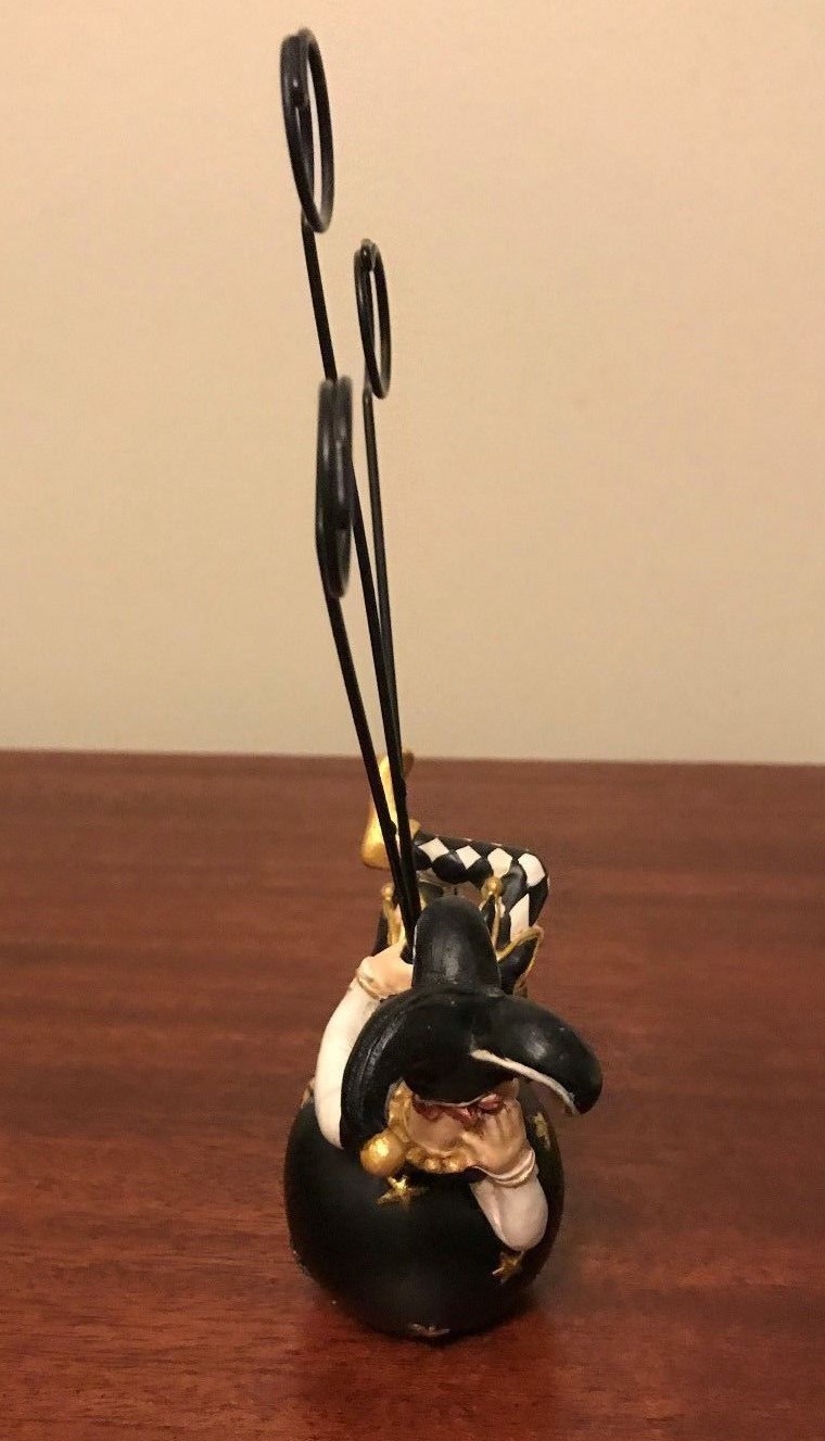 Harlequin Wire Photo/Card/Picture Holder 3 Ring ~ Unique