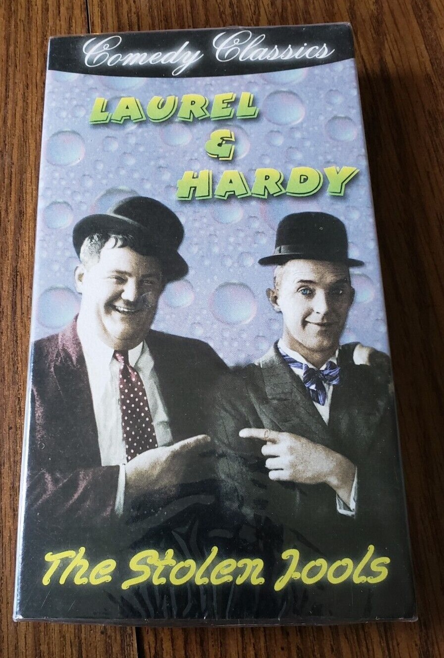 Comedy Classics Laurel & Hardy The Stolen Jools VHS Sealed