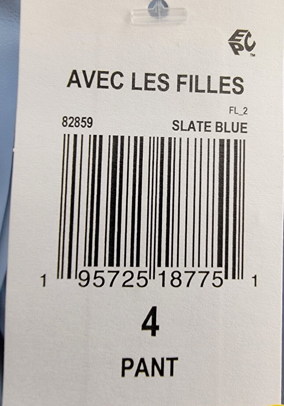 Avec Les Filles Double Front-Zip Wide-Leg Faux-Leather Pants Womens 4 Slate Blue - Picture 17 of 17