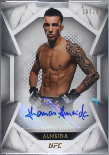 2020 Topps UFC Striking Signatures - Thomas Almeida #STS-TA