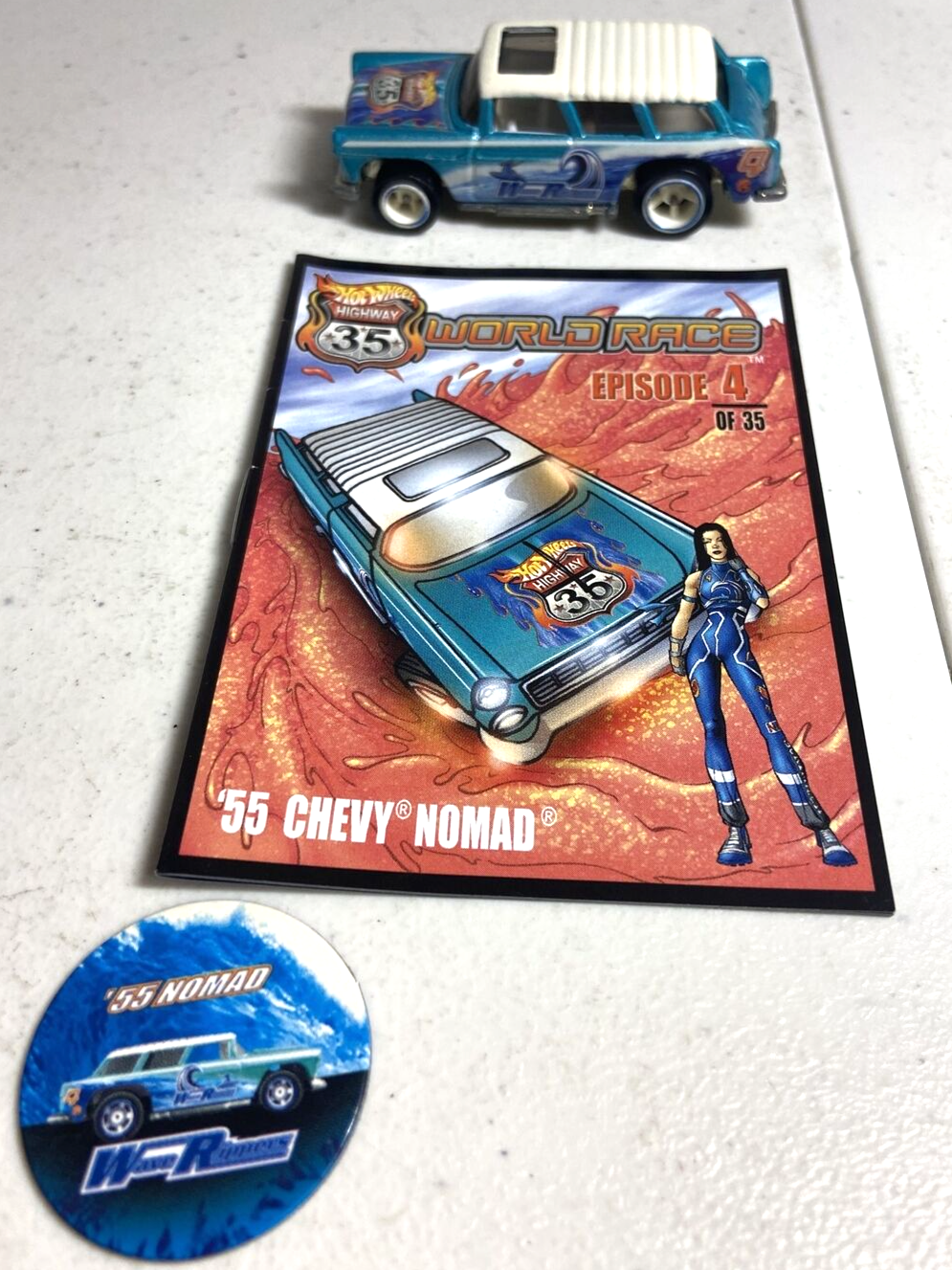 Hot Wheels 55 Chevy ミニカー Amazon.com: Hot Wheels Pop Culture 55 Chevy Panel of 1:64