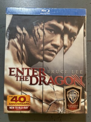 Enter the Dragon: 40th Anniversary Blu-ray SEALED Patch + Motion Lenticular