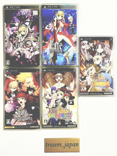 Fate/Extra CCC Unlimited Code Tiger Coloseum Upper 5 Games set PSP