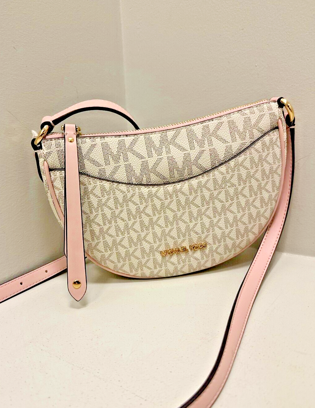 MICHAEL KORS Dover Small 35R3G4DC5B ショルダーバッグ MICHAEL KORS Dover Small Leather Crossbody Bag Luggage