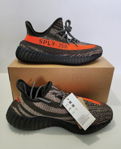Pre-owned Adidas Originals Yeezy Boost 350 V2 'carbon Beluga' Men's Shoes Sz 10 (hq7045) In Gray