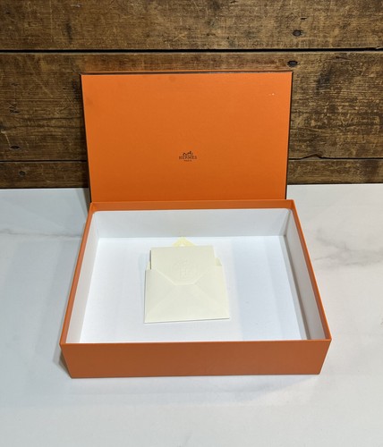 Authentic HERMES Gift Box 11” x 9” x 3” Fits Sandals | eBay