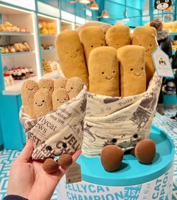 Jellycat Fish and Chips Plush Toy - Funny Food Gift Idea - NEW UK