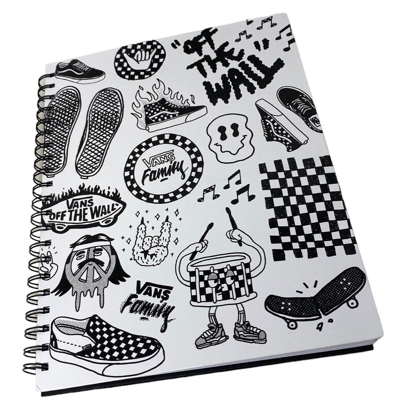 VANS Family Exclusive Spiral Notebook 100 Pages Drawing