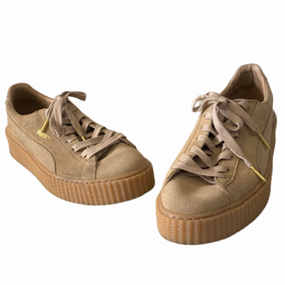 Tan puma shoes deals