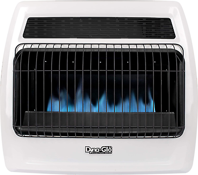 Natural Gas Thermostatic Wall Heater Vent Free 30K BTU Blue Flame