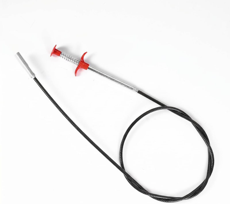 35.4 Inch Drain Snake Grabber Tool Flexible 4-Prong Retriever Tool