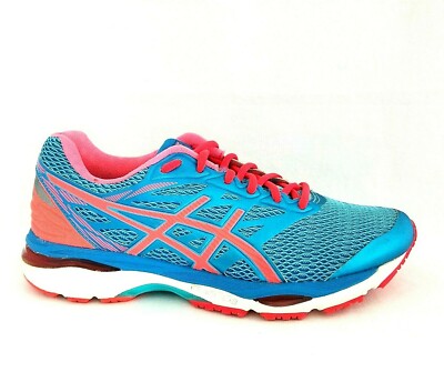 ASICS Gel Cumulus 18 Running Shoes Blue Orange T6C8N Women s US