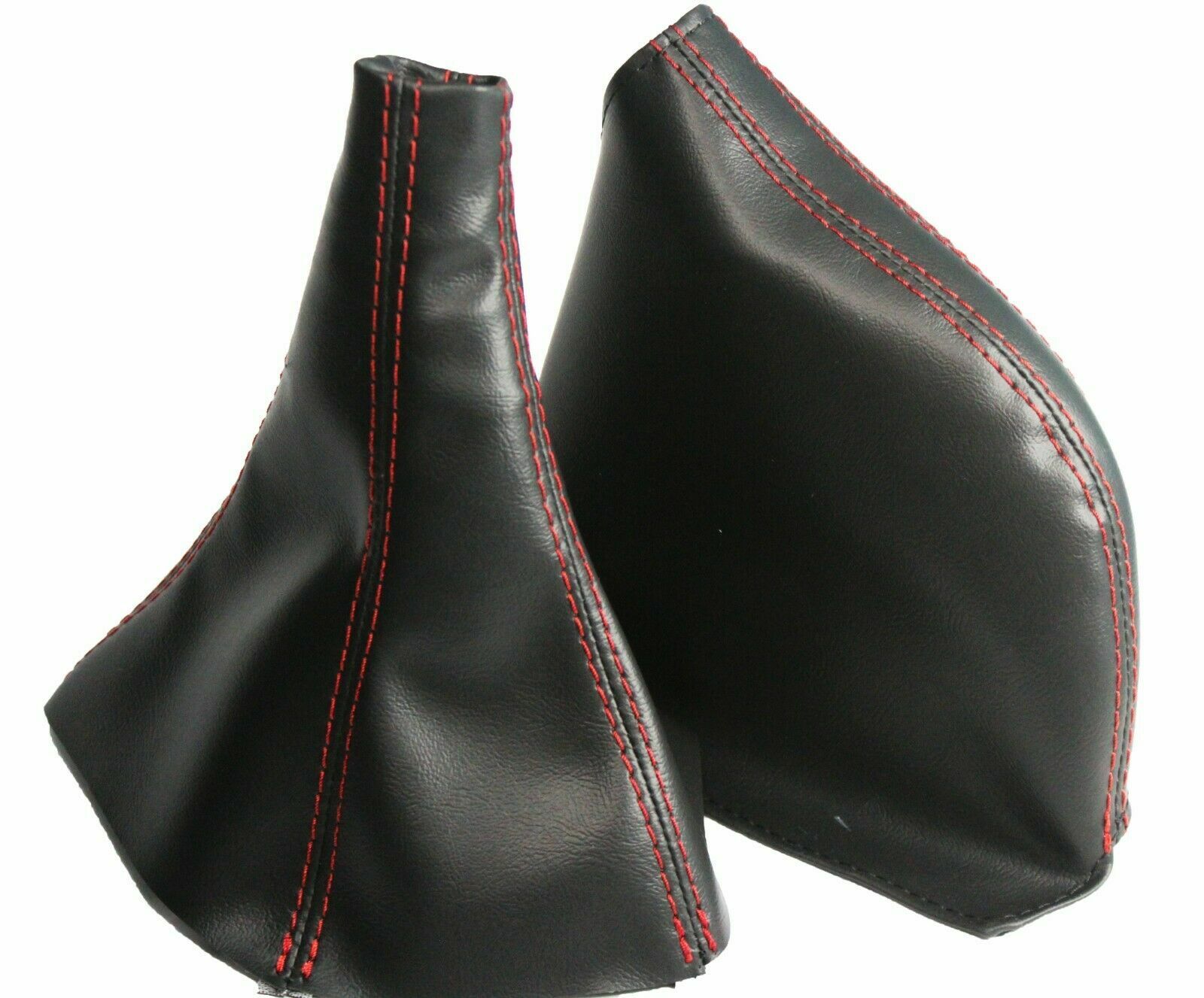 ブラバス　レコード Vinyl w/Red Stitch Manual Shift & EBrake Boot SET Fits 86-92