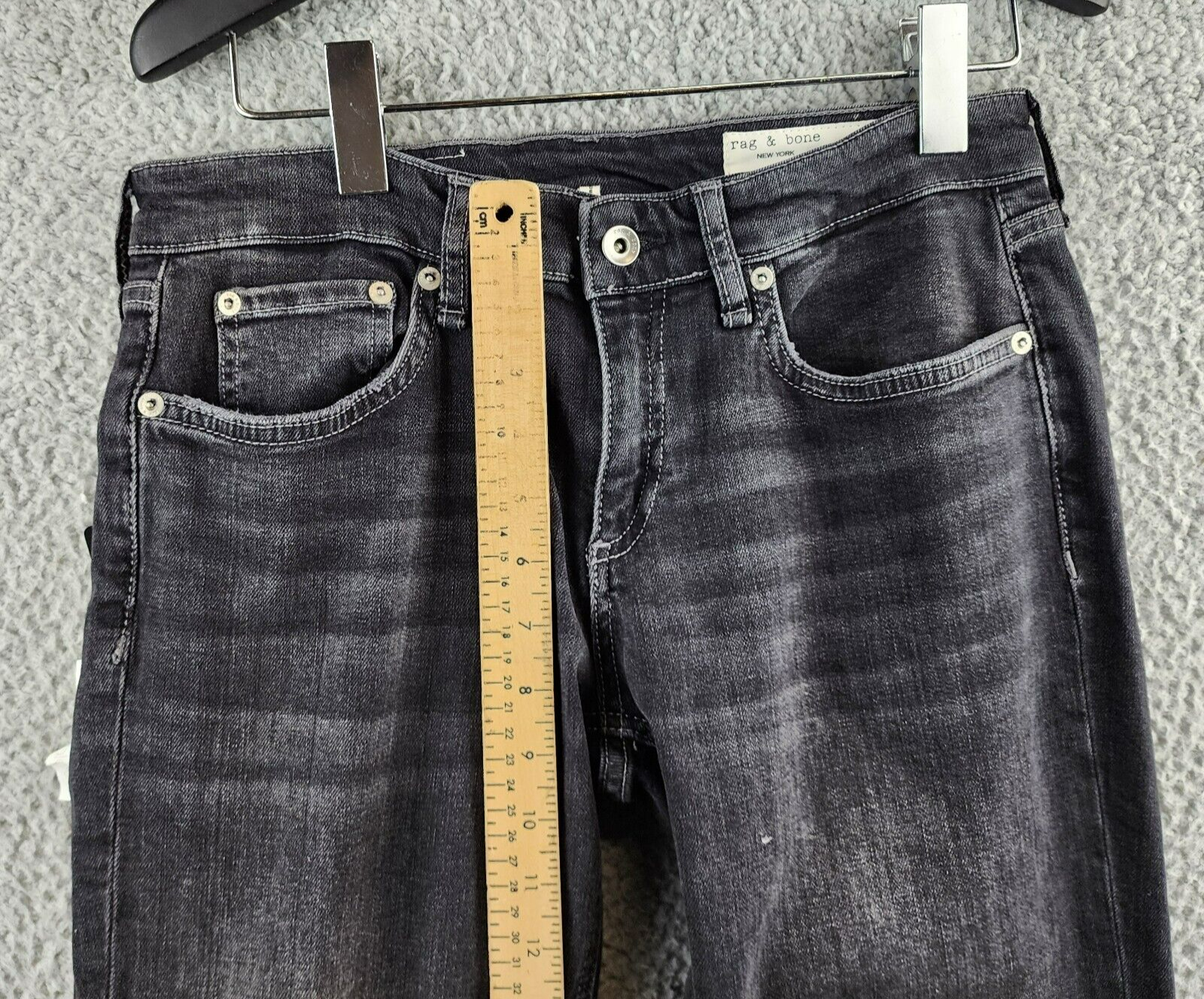 Rag & Bone Dre Low-Rise Slim Boyfriend Jeans Women's 26 Fillmore 5-Pockets Style - Picture 6 of 15