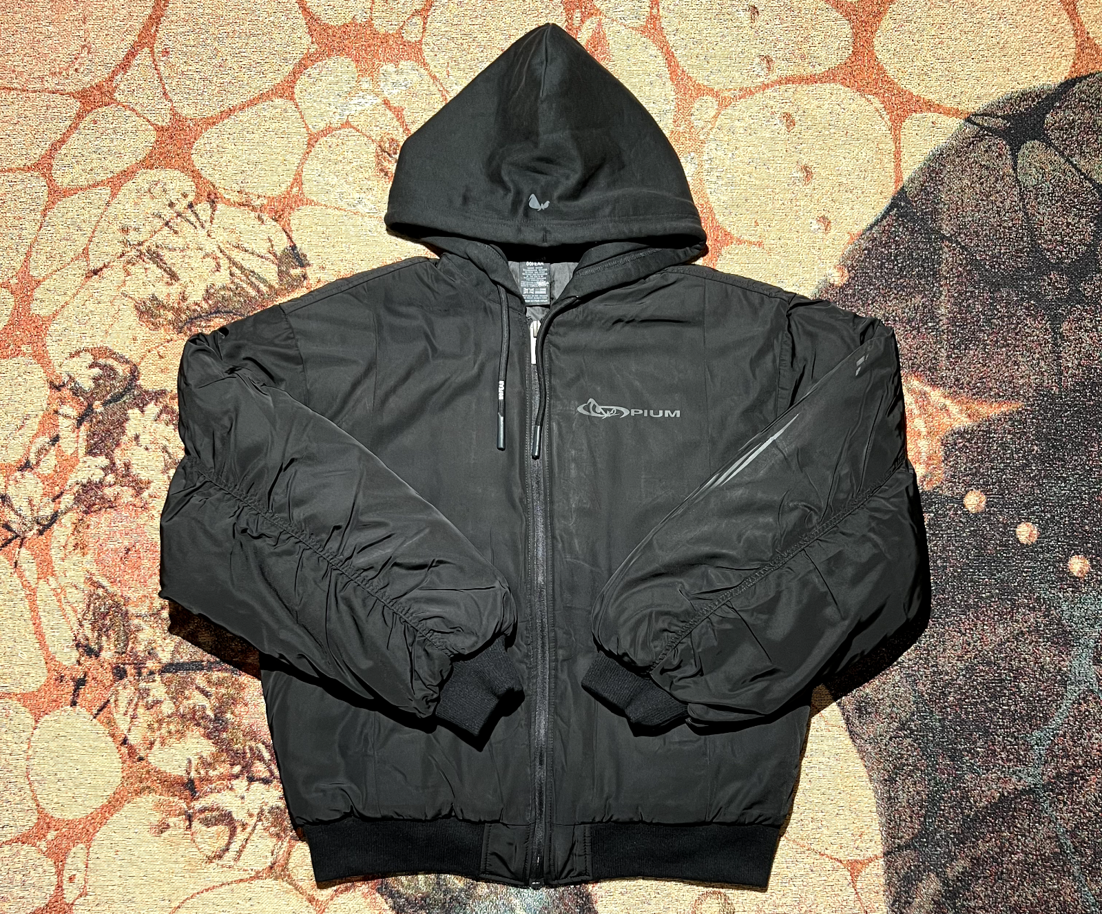 Opium No Fear Hooded Bomber Jacket ComplexCon Exclusive Opium No Fear Hooded Bomber Jacket ComplexCon Exclusive
