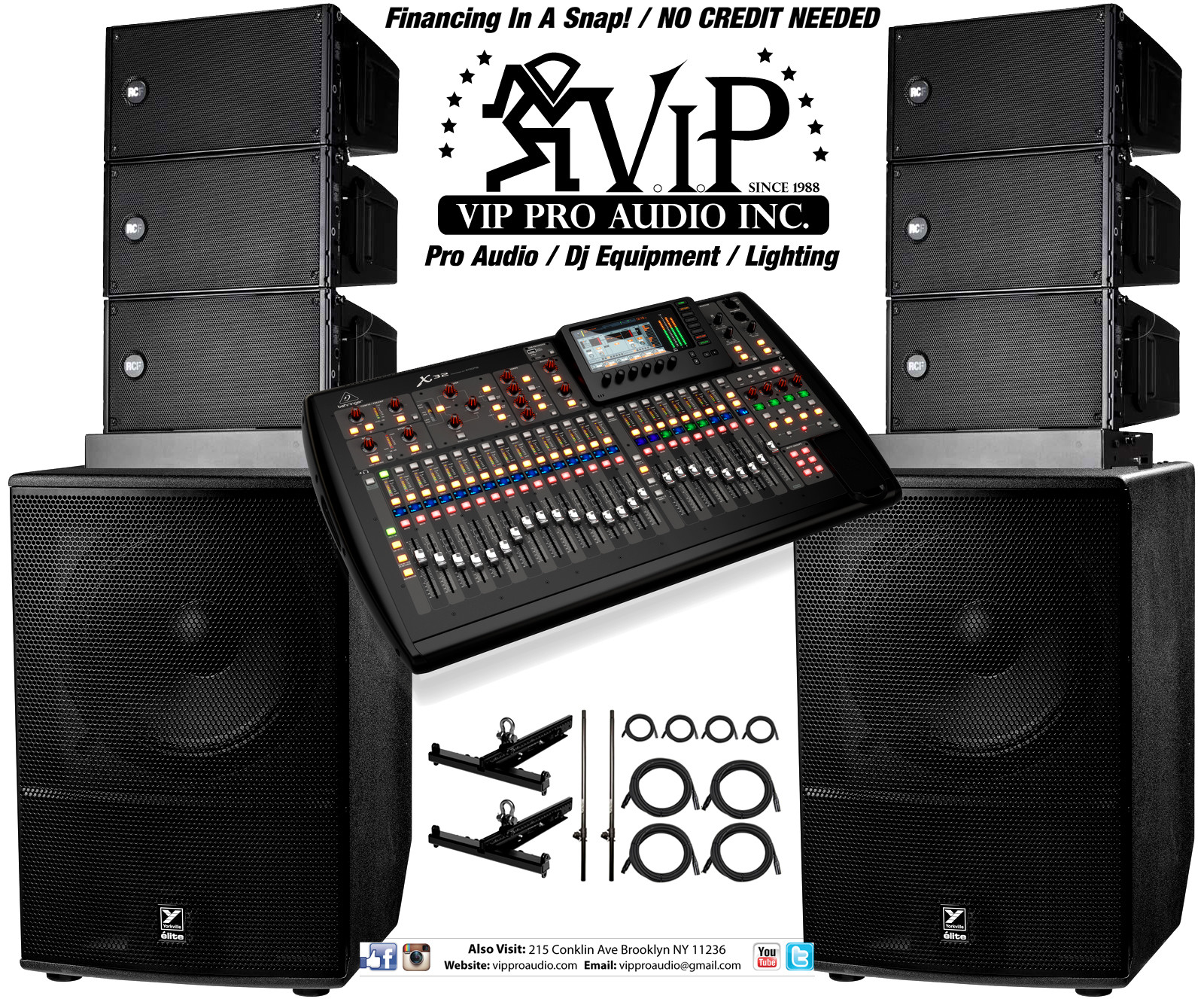 rcf line array hdl 6