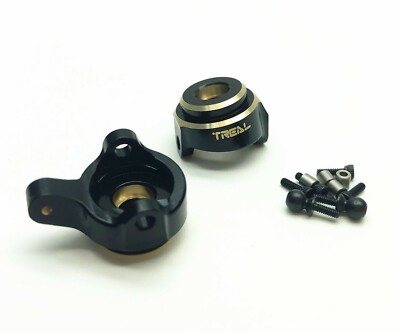 Treal Axial SCX24 Steering Knuckles Brass X002MHU5DR